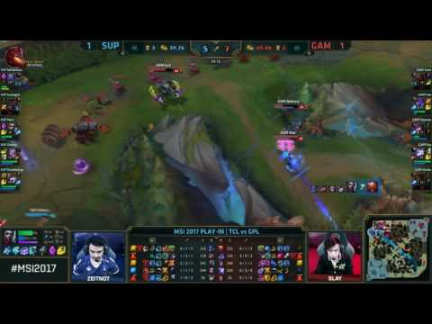 GAM vs SUP Game 3 Highlights - MSI 2017 - Gigabyte Marines vs. SuperMassive