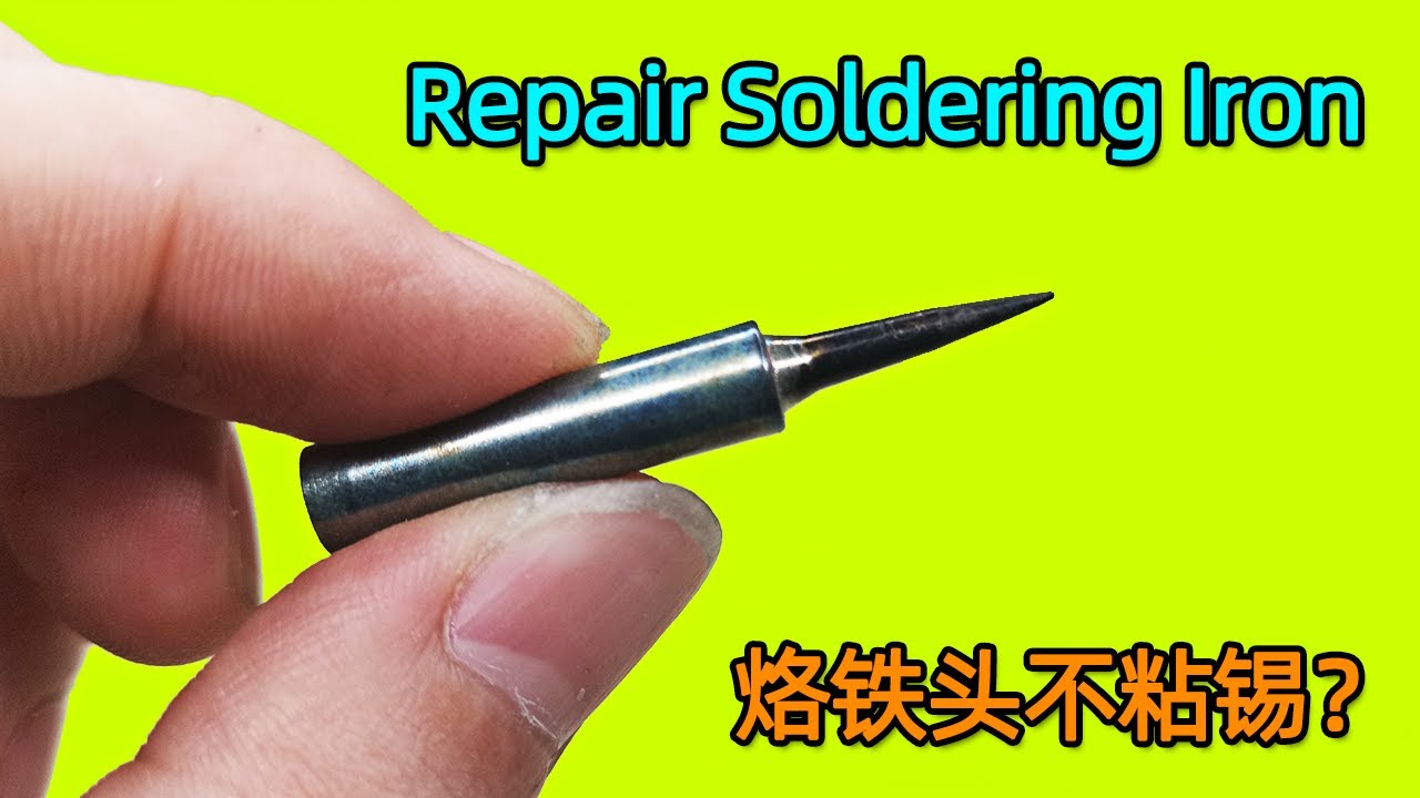Solder NOT sticking to the Tip, How to Clean and re tin - Repair Soldering Iron