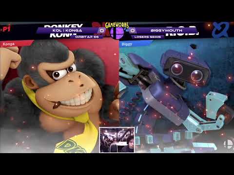 Konga (Donkey Kong) vs. Biggymouth (ROB) - Orbitar 66 - Losers Semis