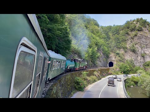 The last narrow gauge steam train in Bulgaria | Scenic Journey in 4K