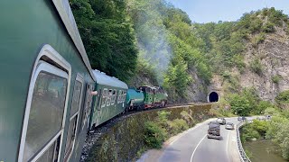 The last narrow gauge steam train in Bulgaria  Sce