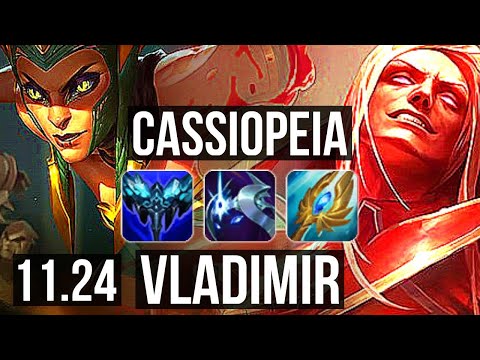 CASSIO vs VLAD (MID) | 6 solo kills, 1.4M mastery, Dominating | NA Diamond | 11.24