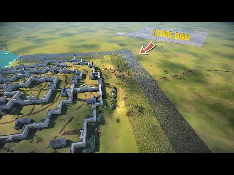1 Million Zombies vs Medieval Army - UEBS 2
