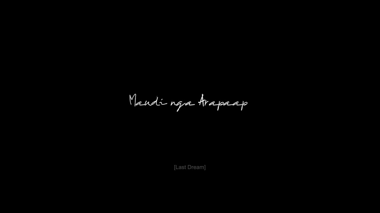 MAUDI NGA ARAPAAP