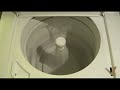 Frigidaire Elite Washer Spin Cycle And Spray Rinse Cycle 1991