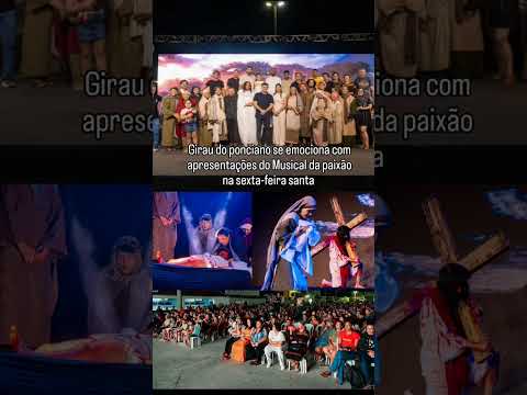 Apresentação Musical  da paixão de Cristo em Girau do Ponciano-AL  03 de Abril 2026 Eriel oficial