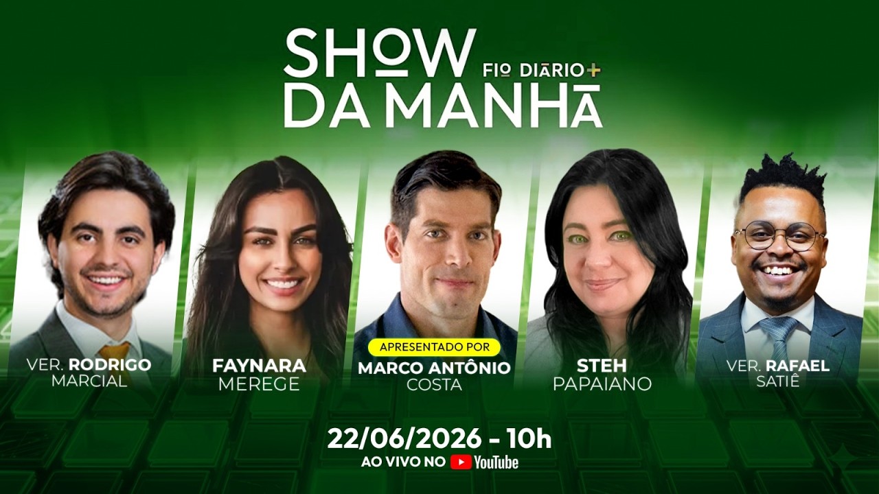 SHOW DA MANHÃ -  MORAES CUSTA CARO, LULA ATACA FLÁVIO E RUBIO CHAMA ORTEGA DE DITADOR | 22/07/2026