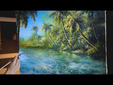 How to Paint Tropical Water the EASY Way