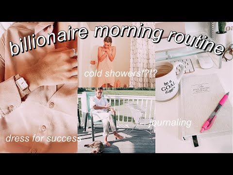 TRYING THE 1 BILLION DOLLAR MORNING ROUTINE!! (habits of the world’s most successful people)
