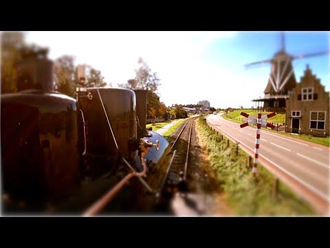 Steam tram HYPERLAPSE HOLLAND Medemblik - Hoorn