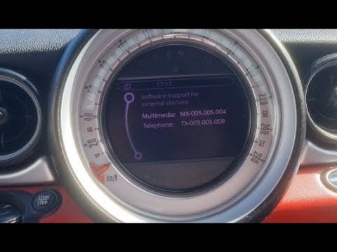 How to update MINI cooper R-series LCI NAV system to the latest wireless software after 2024