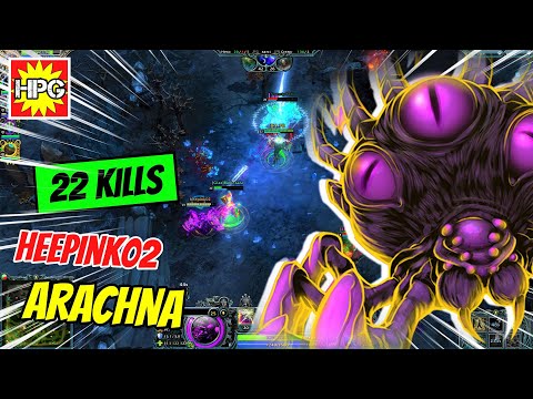 HON ARACHNA GAMEPLAY | heepink02 | Diamond - CM