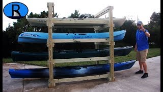 How to Build a Kayak Rack - Tutorial