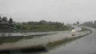 preview picture of video 'Flooding on the TransCanada - Tropical Storm Hanna'