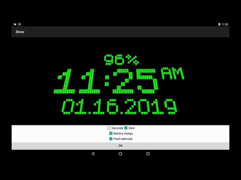 3D Digital Clock-7 Video