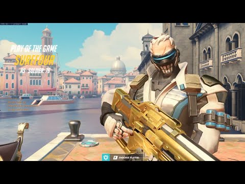Overwatch Surefour Goes Insane As Tracer & Soldier 76 -Sick Tracking-