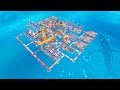 Flotsam | Ep. 3 | Building New Floating City in Flooded Apocalypse Wastelands | Flotsam Gameplay