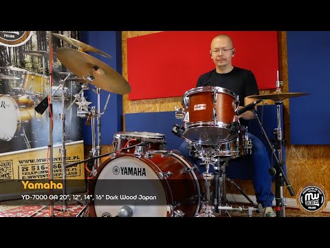 MW-Vintage.pl - Yamaha YD-7000 GA 20", 12", 14", 16" Dark Wood Japan TEST 4K