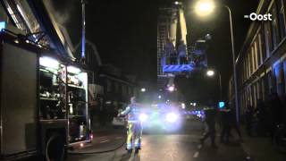 preview picture of video 'Brand in woning in Deventer, 2 katten overleden'