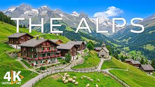 The Apls 4K 🏔️ Breathtaking Alpine Mountains, Lakes & Peaceful Relaxing Music