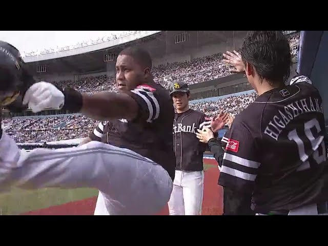 【3回表】ホークス・デスパイネ 2打席連続となる特大アーチ!! 2018/10/8 M-H