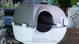 Bac à litière auto nettoyant de marque Omega Paw