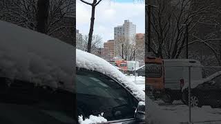 Winter snowfall in USA