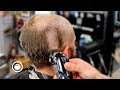 Dramatic Bald Head Shave Transformation The Dapper Den Barbershop