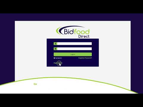 Bidfood Login