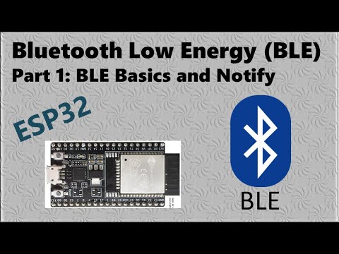BLE with ESP32 tutorial part 1: the Server