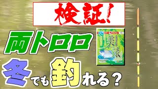 [検証]厳寒期でも両トロロは釣れるのか？！【ヘラブナ釣り・清川つくしフィッシングセンター】