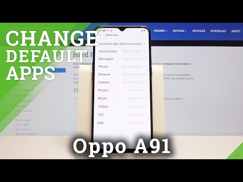 How to Change Default Apps in OPPO A91 – Select Defaults