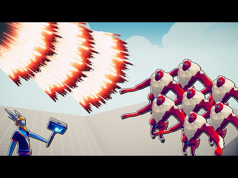 EVERY GOD vs 30 ICE GIANTS - Totally Accurate Battle Simulator | TABS