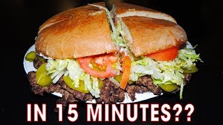 GODZILLA HAMBURGER CHALLENGE in San Antonio, Texas!!