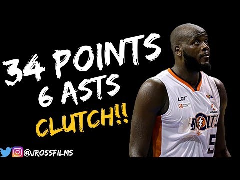 Delroy James Full Highlights vs. San Miguel 7.17.2019 | 34 PTS, 6 ASTS, CLUTCH!