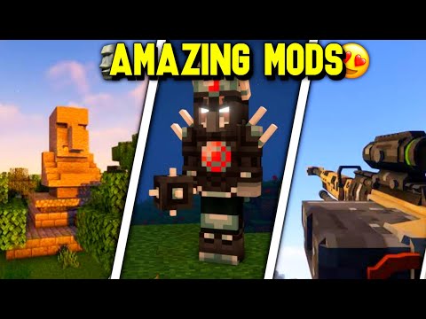 sudichoo - 7 Amazing MODS For Minecraft PE (1.19+) | Best Minecraft Mods