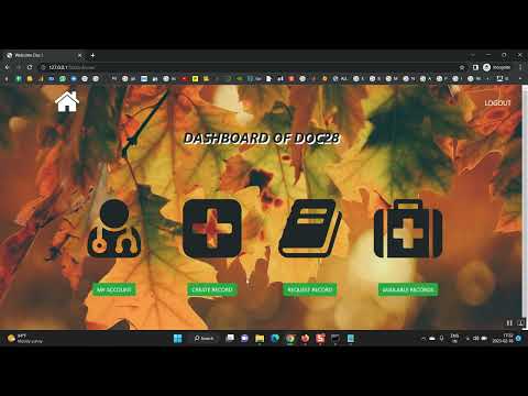 Health Blockchain in Django Python
