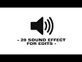 20 Sound Effect For Edits Sound Effect