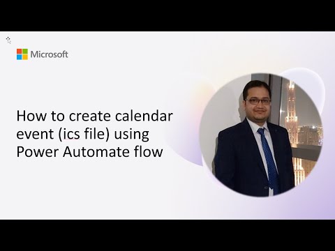 Power Automate: Create ICS Calendar File