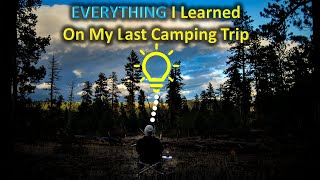 EVERYTHING I learned on my last SUV camping trip!