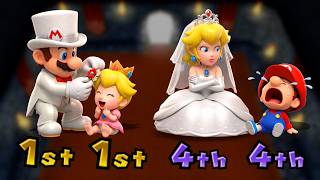 【マリオパーティ9】ウェディングマリオVSウェディングピーチVSベビィマリオVSベビィピーチ！史上最強のミニゲーム決戦