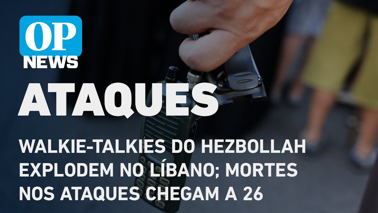 Walkie-talkies do Hezbollah explodem no Líbano; mortes nos ataques coordenados chegam a 26 l OP NEWS