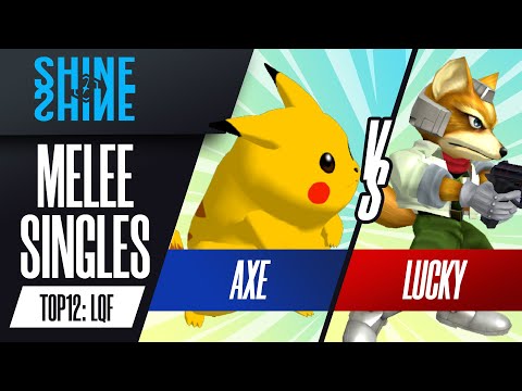 Axe vs Lucky - Melee Singles Top 12: Losers Quarters - Shine 2022 | Pikachu vs Fox