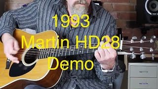 Video thumbnail for 1993 Martin HD28 Demo by Dom Winter
