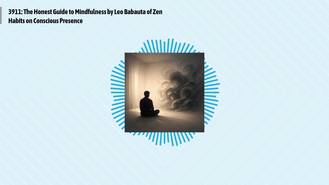3911: The Honest Guide to Mindfulness by Leo Babauta of Zen Habits on Conscious Presence |...