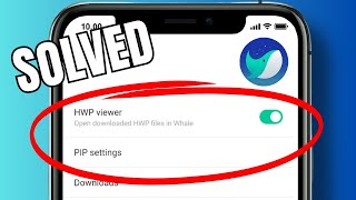 How to activate HWP viewer in Whale browser