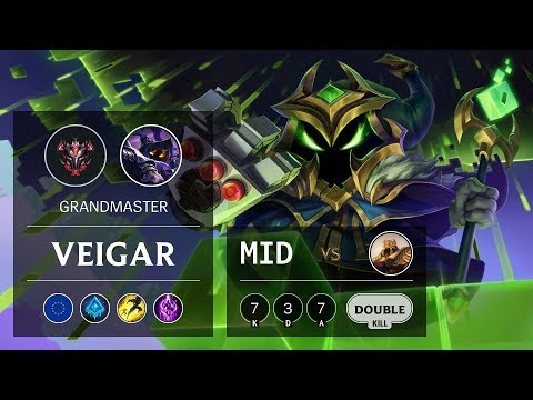 Veigar Mid vs Azir - EUW Grandmaster Patch 9.14