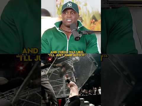 Bobby Lashley Dove Thru The Steel Cage Onto Umaga!