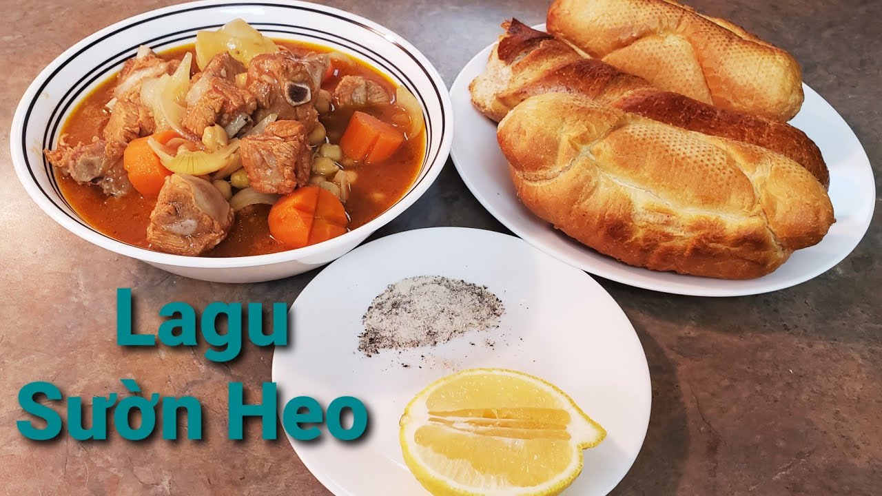 Nấu Lagu Sườn Heo