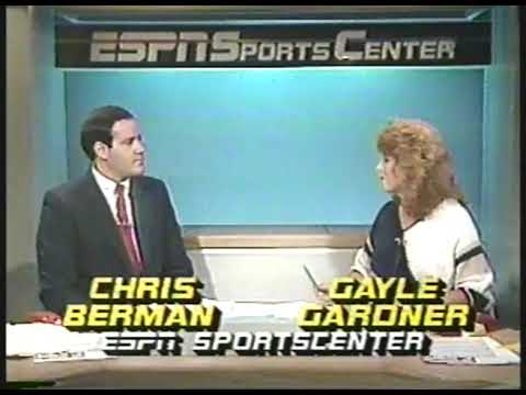 Special   1987   ESPN Sportscenter With Chris Berman + Gayle Gardner   Featuring NBA Finals Game 6